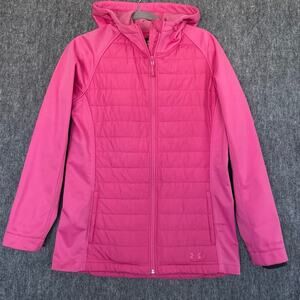 Under Armour Storm Jacket Women Hot Pink ColdGear Infrared Primaloft Insulated M